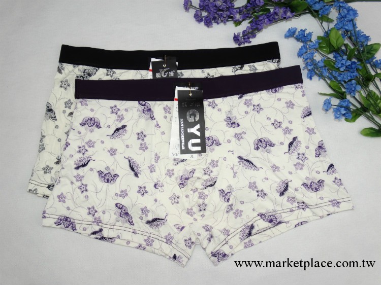 新款 男士 高檔竹纖維平角褲 印花案 時尚熱賣 低價批發 1130工廠,批發,進口,代購