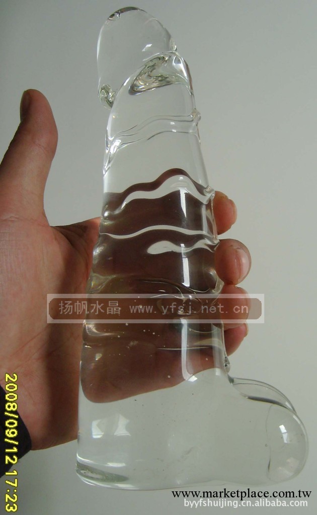 女性自慰器  玻璃陽具 glass dildo   玻璃自慰器 yf0089工廠,批發,進口,代購