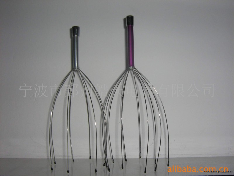 供應頭部按摩器手動按摩器 鋼絲按摩器懶人按摩器工廠,批發,進口,代購