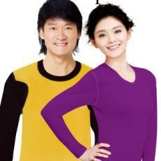 浪莎男女高檔黃金甲護膝護胸加絨加厚保暖內衣套裝批發工廠,批發,進口,代購