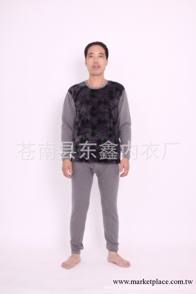 廠傢專業生產金蘋果海雕絨超柔男女保暖內衣工廠,批發,進口,代購