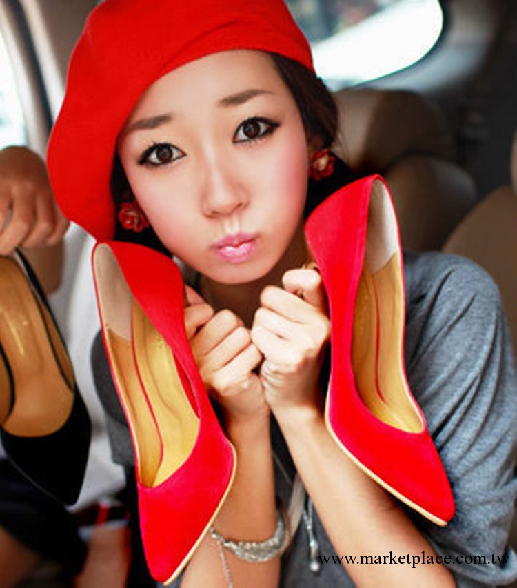 2013女單鞋韓版高跟尖頭細跟低幫淺口女鞋明星同款高跟鞋女式鞋工廠,批發,進口,代購