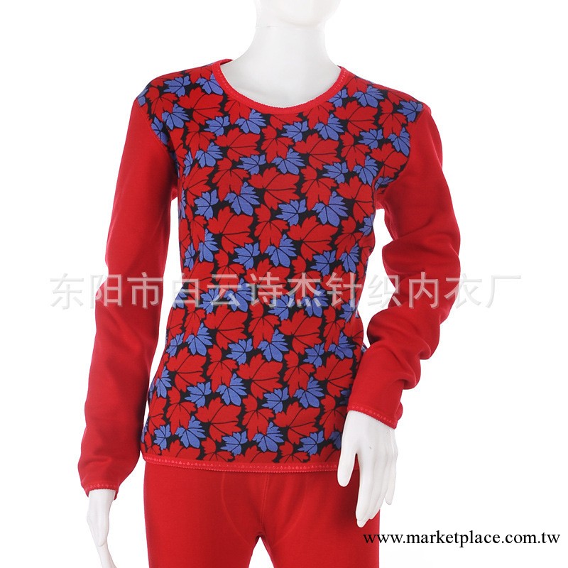 女士全棉保暖內衣套裝不倒絨保暖內衣 冬季加厚保暖內衣工廠,批發,進口,代購