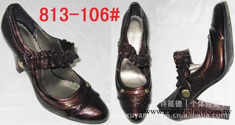 2011秋季新款女式高跟套腳全羊皮女單鞋 真皮女鞋工廠,批發,進口,代購