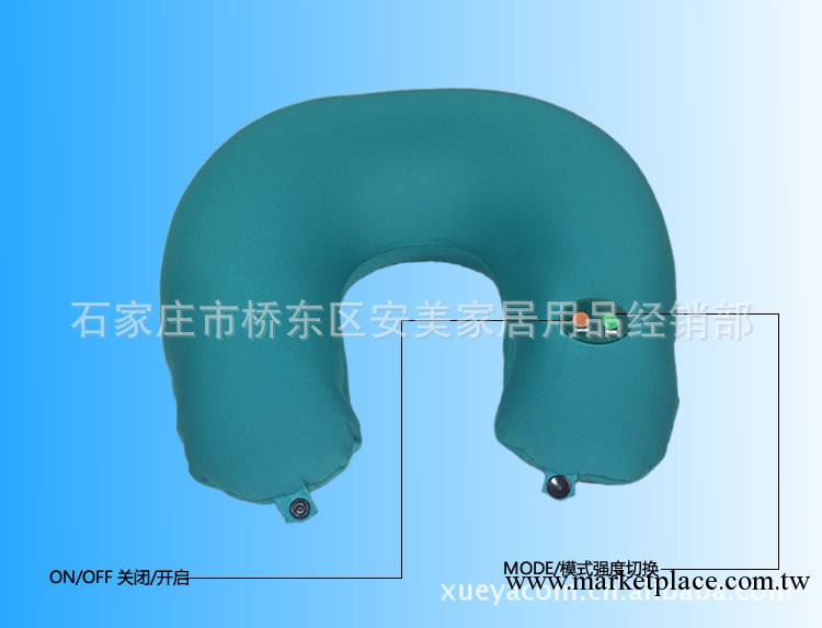 正品頸椎U型按摩器 USB6模式電動U型按摩枕 頸部按摩器 可支付寶工廠,批發,進口,代購