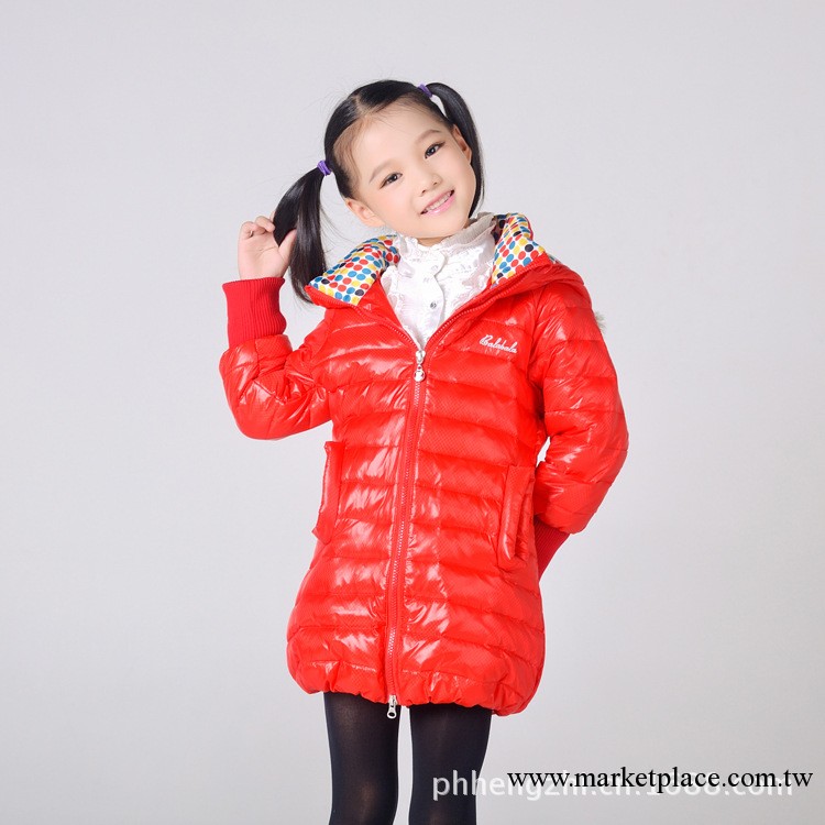 2013新款巴拉巴拉同款女童童裝中長款羽絨衣外套22074120301工廠,批發,進口,代購