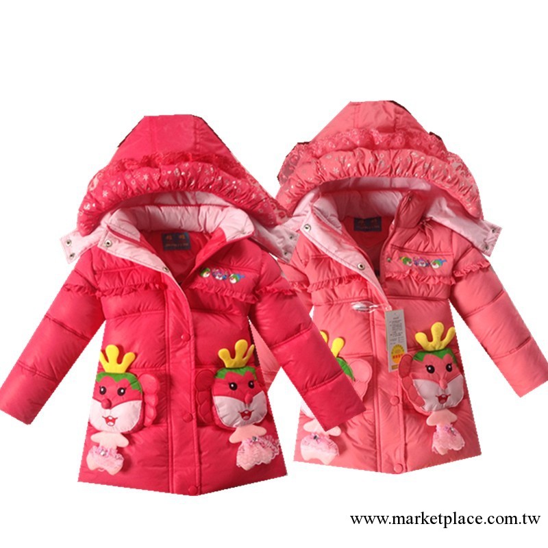 2013 爆款 女童裝羽絨衣 童裝可愛卡通棉衣 外套 全國特價批發工廠,批發,進口,代購