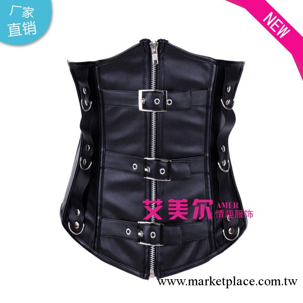 情趣內衣批發商 corset 9266 黑色性感宮廷皮質束身衣  塑身衣工廠,批發,進口,代購