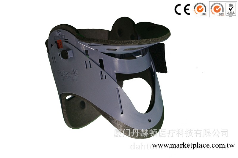 廠傢直銷成人款槍灰色EasyLock頸托，醫用外固定支具工廠,批發,進口,代購
