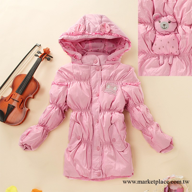 2013冬裝新款女童羽絨衣迪士尼麗嬰房中長款羽絨衣 批發工廠,批發,進口,代購