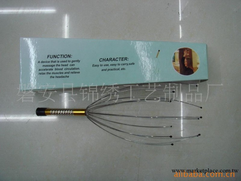 供應 鋼絲頭摩  頭部按摩器/爪 放松大腦消除疲勞工廠,批發,進口,代購