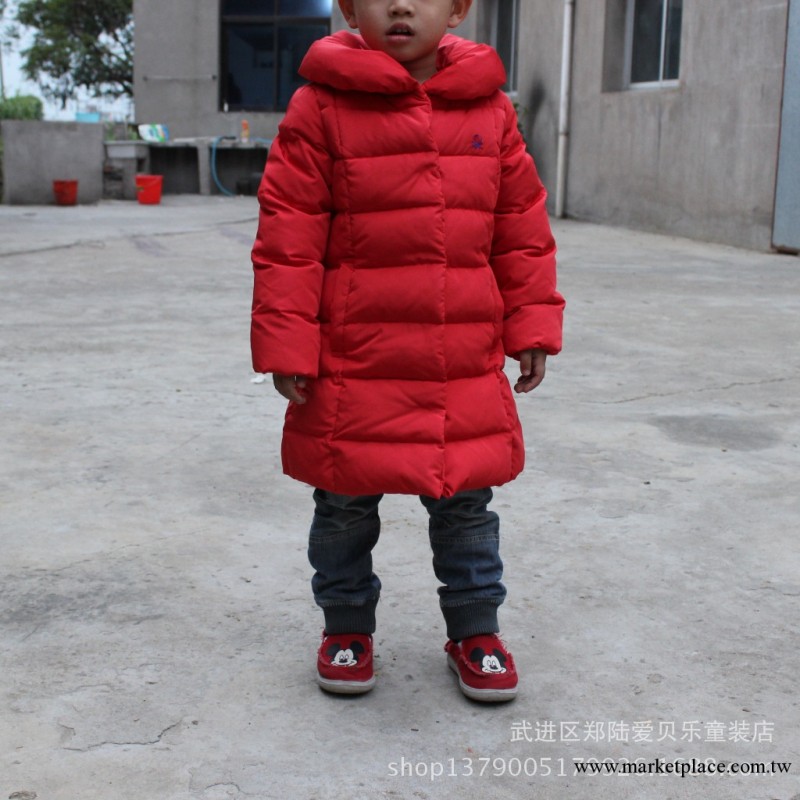 2013新款女童 外貿原單 貝納通 羽絨衣 出口韓國 親子裝 中長款工廠,批發,進口,代購