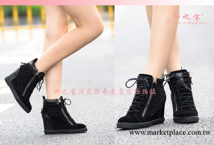 廠傢直銷Giuseppe Zanotti 2013 GZ高幫內增高休閒韓版水鉆女鞋工廠,批發,進口,代購