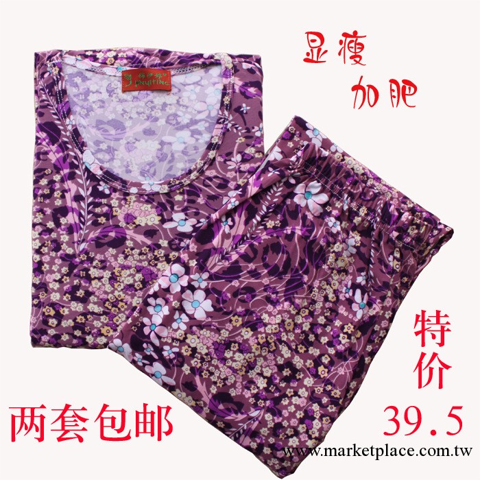 美體塑身大碼 保暖內衣女秋衣秋褲套裝高彈力加肥加大工廠,批發,進口,代購