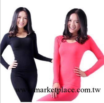 莫代爾薄款塑身美體內衣 女 棉毛衫 女無縫秋衣秋褲保暖內衣套裝工廠,批發,進口,代購
