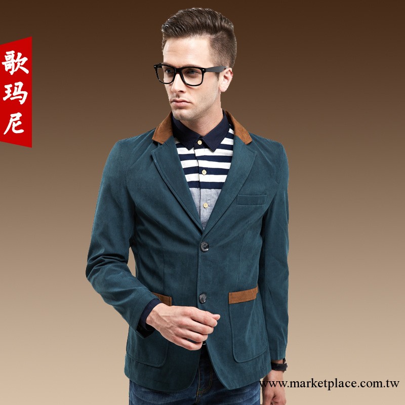 男裝 2013新款韓版修身小西服 男式休閒西裝工廠,批發,進口,代購
