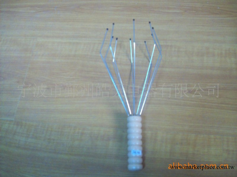 頭部按摩器木柄鋼絲頭部按摩器工廠,批發,進口,代購