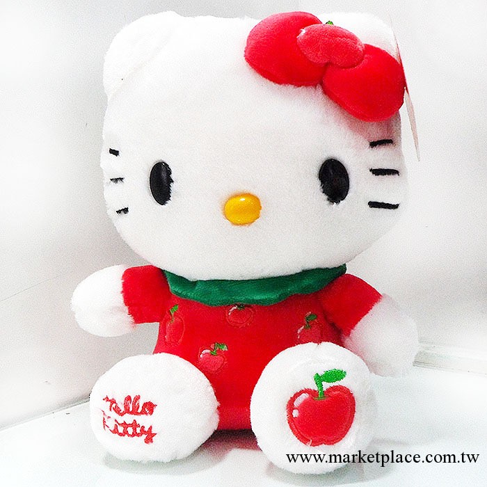 澳捷爾正版 Hello Kitty 坐水果KT多款擺 毛絨玩具禮品 傢居飾品工廠,批發,進口,代購