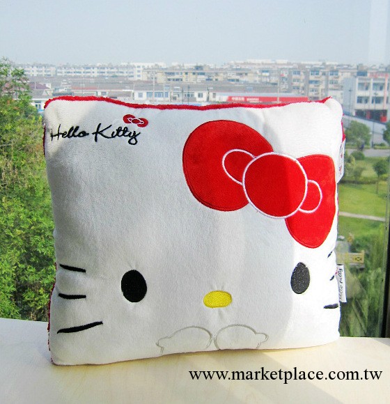 毛絨玩具抱枕批發Hello Kitty靠墊 KT貓抱枕靠墊 凱蒂貓靠枕工廠,批發,進口,代購