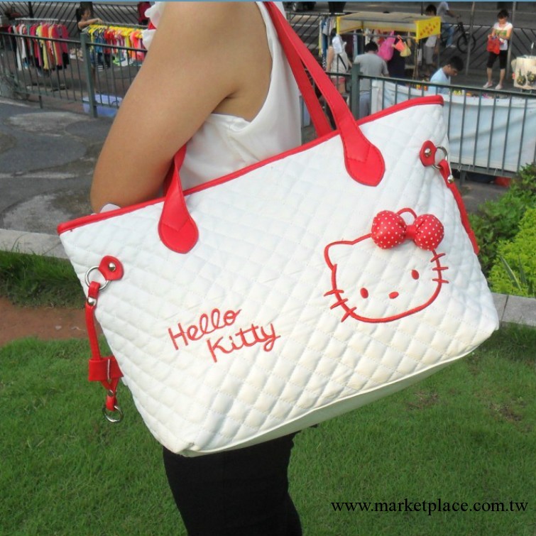 新款hello kitty 時尚韓版肩包  經典女款手提包 現貨批發工廠,批發,進口,代購