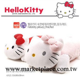 趴趴Hello Kitty貓抱枕靠枕靠墊午睡枕動漫KT貓公仔工廠,批發,進口,代購