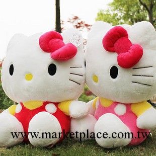 批發 蝴蝶結hello kitty公仔 填充毛絨玩具公仔禮品45CM招代理工廠,批發,進口,代購