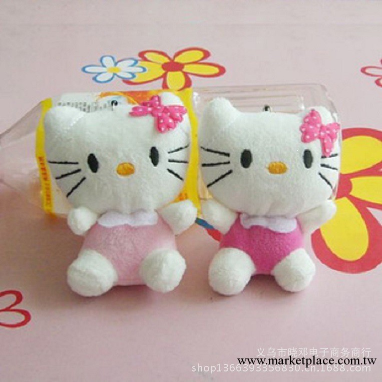 爆款8cm卡通花束公仔 Hello Kitty 蝴蝶結坐姿KT貓 花束包裝材料工廠,批發,進口,代購