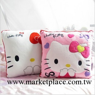 江北水鄉 批發毛絨玩具公仔 Hello Kitty靠墊 KT貓抱枕凱蒂貓靠枕工廠,批發,進口,代購