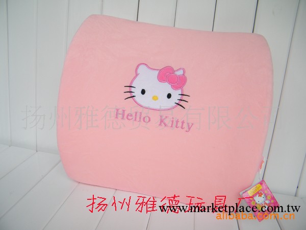 批發 供應 毛絨 Kitty 粉紅系列超柔慢回彈腰靠 腰枕 玩具 禮品工廠,批發,進口,代購