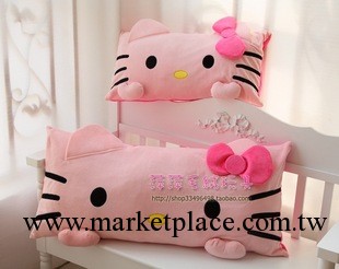 創意凱蒂貓 粉色凱蒂貓抱枕靠墊毛絨玩具雙人枕單人枕頭可拆洗工廠,批發,進口,代購