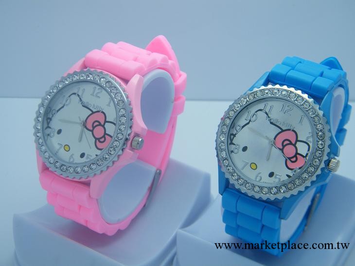 現貨10色底價時尚矽膠hello kitty果凍手錶 2起批絕對出廠價工廠,批發,進口,代購