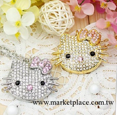 u盤廠傢直銷推拉珠寶隨身碟 HELLO KITTY 隨身碟 卡通貓隨身碟支付寶支付工廠,批發,進口,代購