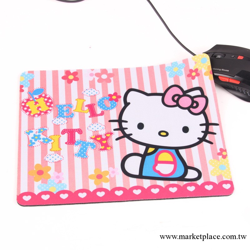 【廠傢熱銷】hello kitty鼠標墊 天然橡膠鼠標墊  大量現貨批發工廠,批發,進口,代購