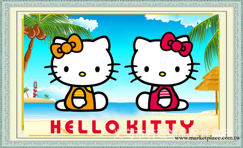 平底鉆鉆石畫 HELLO KITTY工廠,批發,進口,代購
