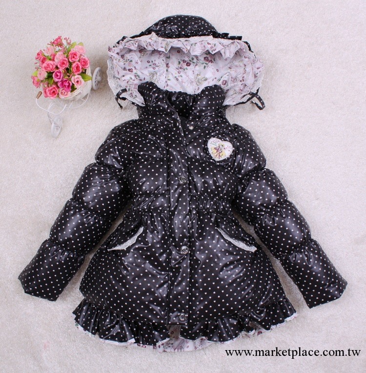 2013新款正品童小鴨之星兒童羽絨衣女童羽絨衣童裝小孩羽絨衣工廠,批發,進口,代購