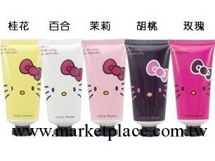 批 世紀緣多啦小屋hello kitty迷你護手霜/潤手霜 5款味 滋潤保工廠,批發,進口,代購