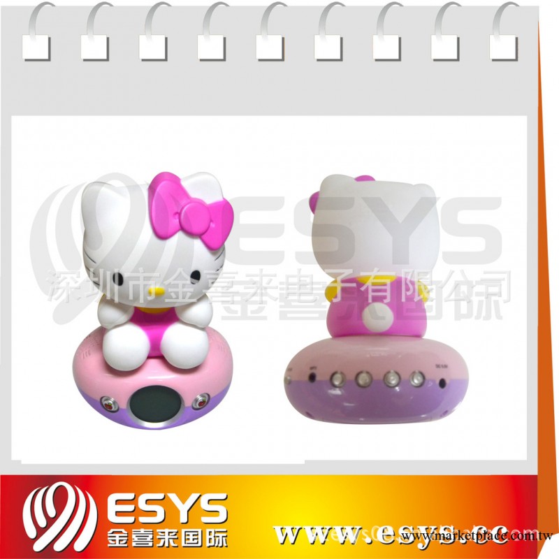 卡通時鐘 HELLO KITTY兒童鬧鐘 造型可愛時尚OEM定制 (圖)工廠,批發,進口,代購