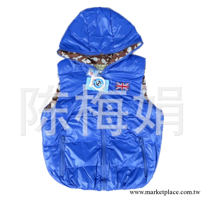 特價 童裝 韓版時尚 兒童羽絨衣 連帽加厚無袖 童羽絨馬甲工廠,批發,進口,代購