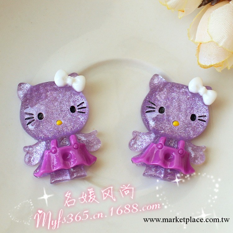 Hello Kitty樹脂貼片 diy兒童發飾材料 diy手機殼美容配件批發工廠,批發,進口,代購