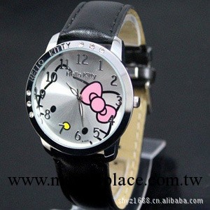 當天發貨 批發供應新款hello kitty女士皮帶表 時尚皮帶表工廠,批發,進口,代購