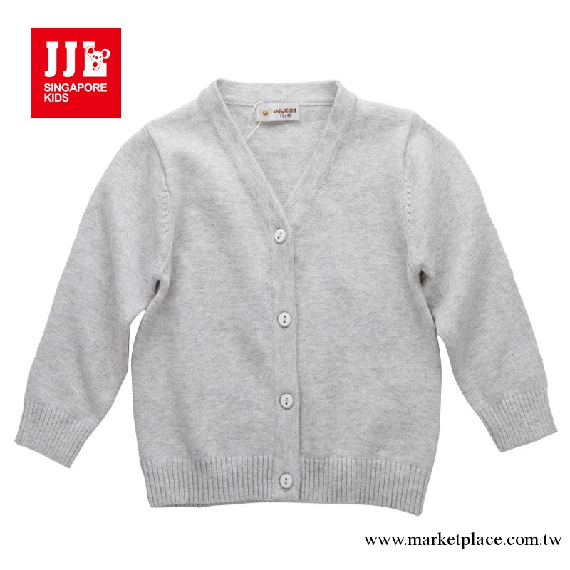 2013新款 JJLKIDS/季季樂童裝 寶寶上衣 娃娃開扣毛衣DPP3576工廠,批發,進口,代購