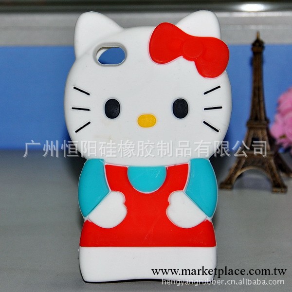 Kitty貓新款 Hello kitty IPhone5手機殼 可愛Kitty貓矽膠手機套工廠,批發,進口,代購