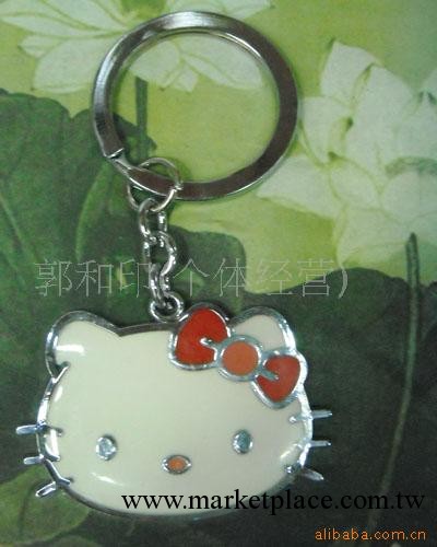 供應鑰匙扣 Hello Kitty 鑰匙扣 鋅合金工廠,批發,進口,代購
