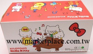 嬰幼兒遊戲 HELLO KITTY貓敲琴 八音琴 嬰幼兒童木制玩具批發・進口・工廠・代買・代購