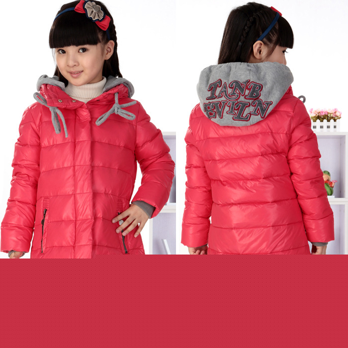 專櫃正品 兒童羽絨衣 新品女童羽絨衣大版的 中長款羽絨衣 促銷工廠,批發,進口,代購