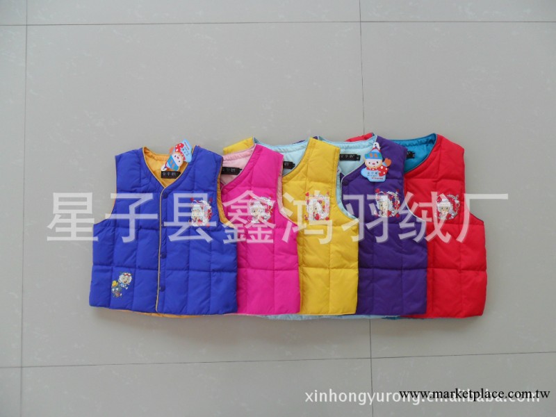 廠傢直銷星子羽絨衣11008喜洋洋童羽絨背心工廠,批發,進口,代購
