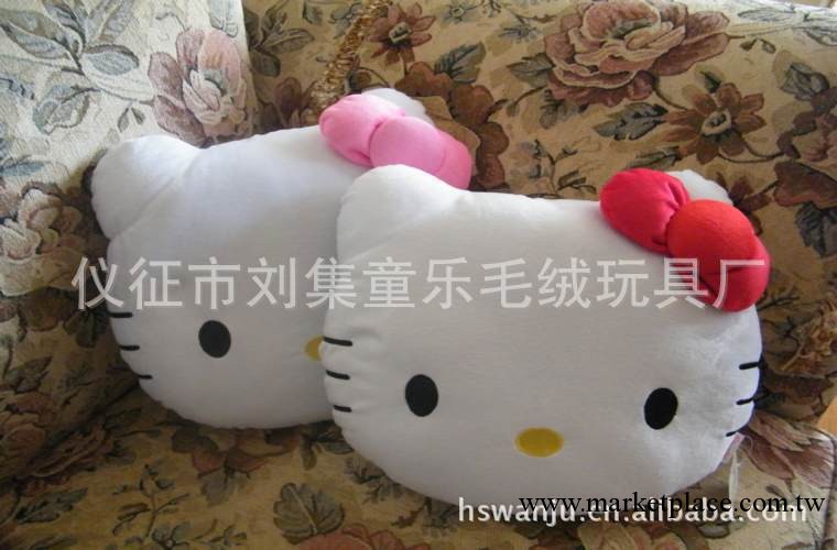 批發供應Hellokitty凱蒂貓 KT貓抱枕 靠墊 毛絨玩具 午睡枕40cm工廠,批發,進口,代購