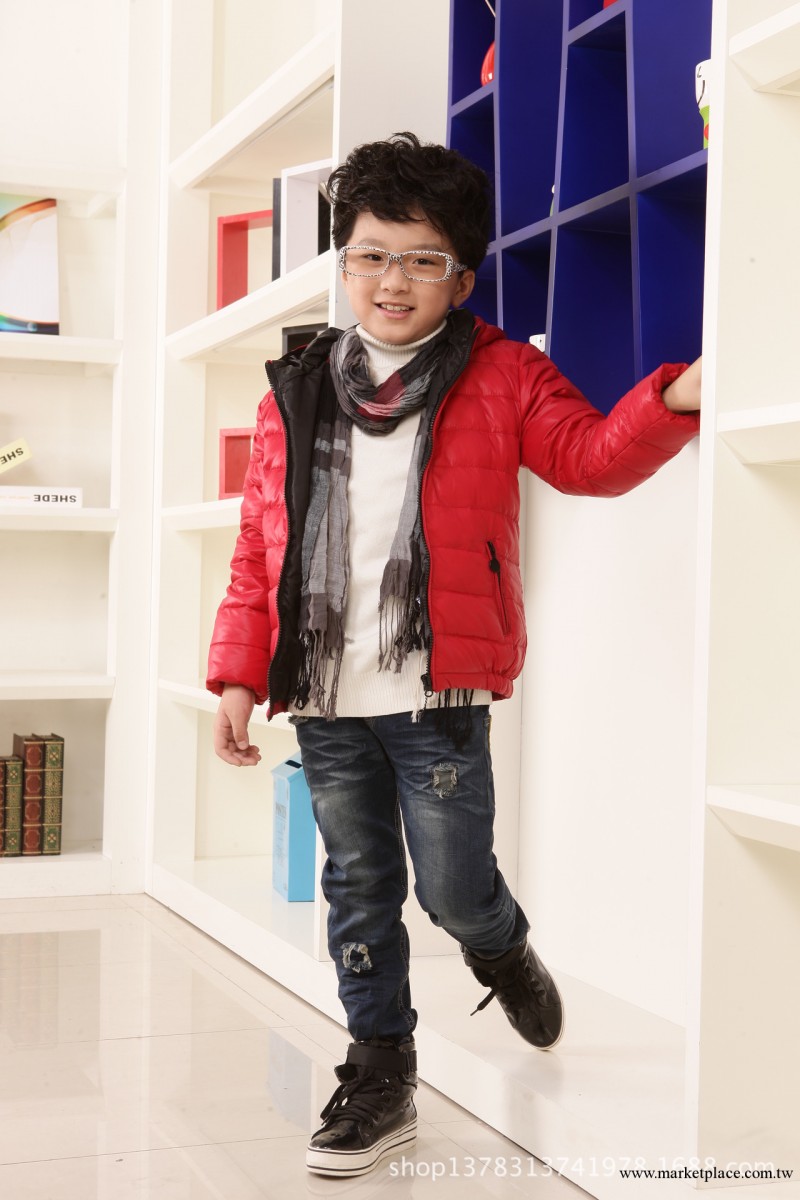 佈童坊廠傢批發新款品牌男童韓版高檔兒童加厚短款面包羽絨衣工廠,批發,進口,代購