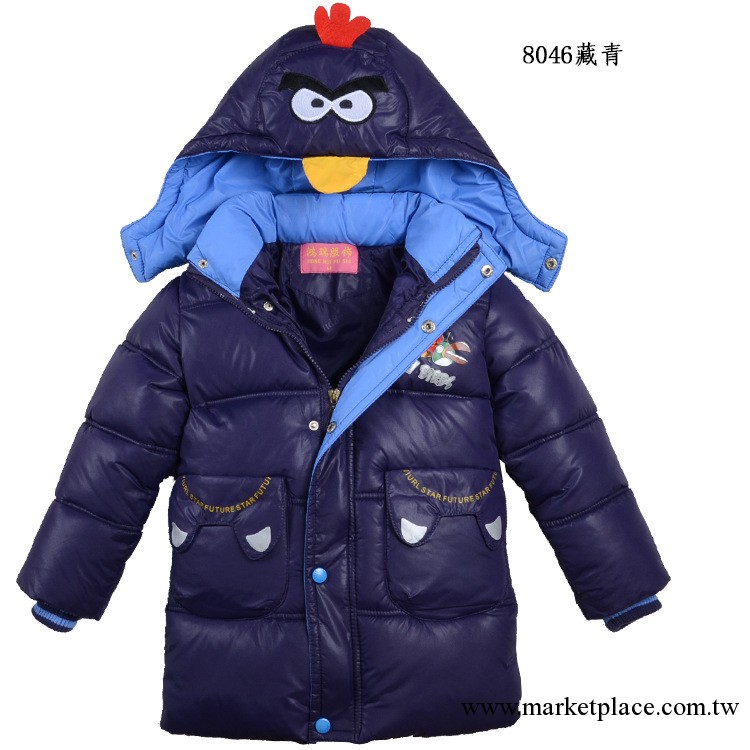 8046 廠傢直銷兒童羽絨棉服外套 小鳥圖案兒童羽絨棉服外套工廠,批發,進口,代購