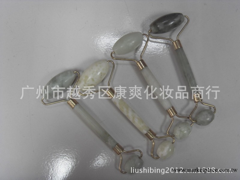 岫玉按摩滾批發 面部 臉部按摩器 玉石按摩輪 刮痧板 刮痧片工廠,批發,進口,代購